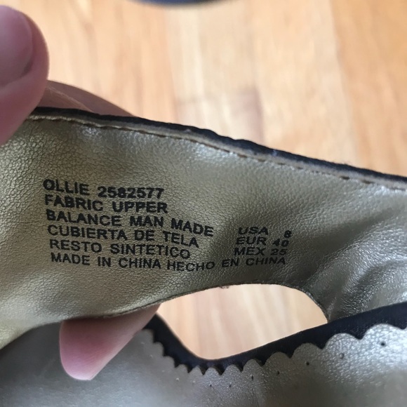 Metro 7 Jeweled brown wedges - Picture 6 of 8